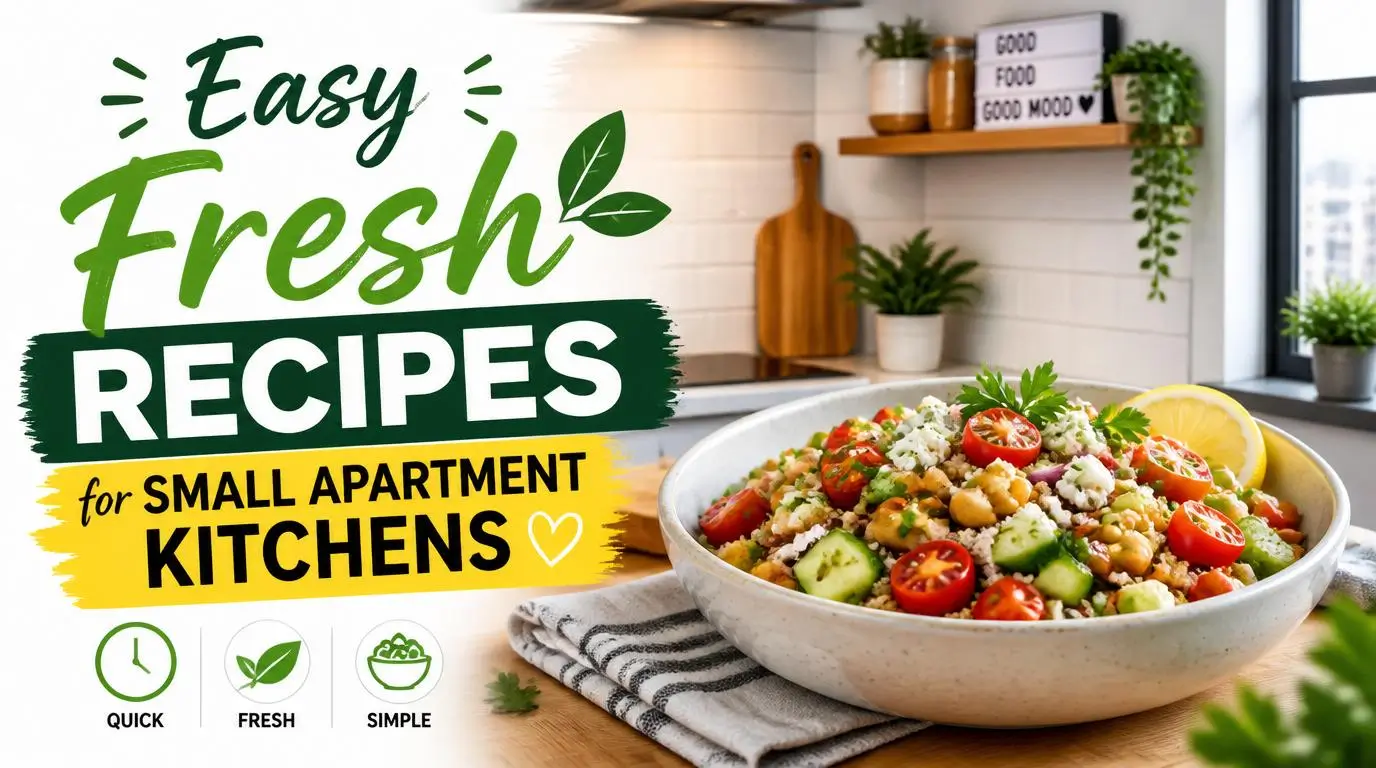Easy Fresh Recipes for Small Apartment Kitchens